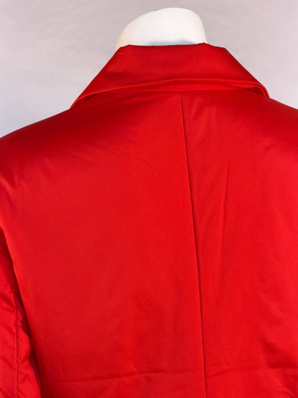 Lilla P Vibrant Red Single-Button Puff Blazer - Picture 6 of 11